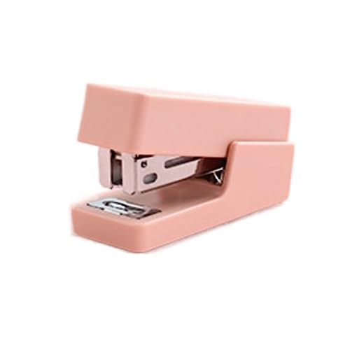 Bürohefter Müheloses, Langlebiges Heftgerät, Mini-tragbares Schreibtischheftgerät, Büro-Desktop-Heftgerät For Zuhause, Schulbedarf, Binden Briefpapierserie(Pink) von DTQBYOY