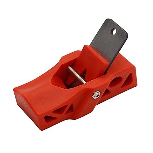 DUANGYMM Holzbearbeitungshobel, Mini-Holzbearbeitungs-Flachhobel, Kantenhobel, Holzhandhobel, Tischler, Holzhandwerk, Heimwerkerwerkzeug, rot(Red) von DUANGYMM