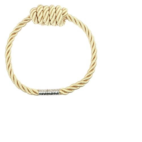 DUANSIYU Vorhang Raffhalter 1/2 Stück Vorhang-Raffhalter-Schnallenclips, gewebte Seil-Raffhalter, Fenstervorhänge, dekoratives silbernes Vorhanghalter-Zubehör Gardinenhalter(Gold2,1PC) von DUANSIYU