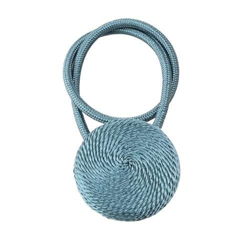 DUANSIYU Vorhang Raffhalter 2 Stücke Magnetische Vorhang Clip Perle Ball Vorhänge Halter Raffhalter Wohnkultur Hängen Ball Schnalle Krawatte Zurück Zimmer Zubehör Gardinenhalter(Blue) von DUANSIYU