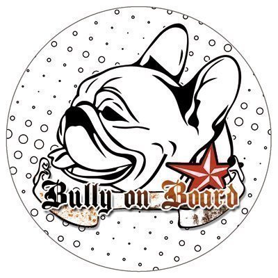 Französische Bulldogge Hunde Aufkleber - French Bulldog Sticker Decal Bully on Board - DUB von DUB SPENCER