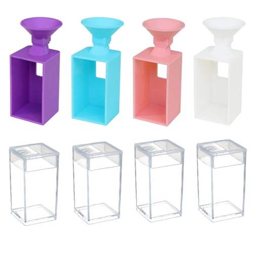 4Pcs 5D Diamond Painting Drill Funnel Include 4 Diamond Storage Box, Bag Funnel Accessories Tools Organizer von DUBENS