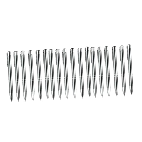 DUBTEDHOU Metall-Kugelschreiber, Jotter-Kugelschreiber, Kugelschreiber, Druck-Tintenroller, langlebige Business-Gel-Tintenstifte, einziehbare Kugelschreiber aus Metall, Büromaterial(20pcs) von DUBTEDHOU