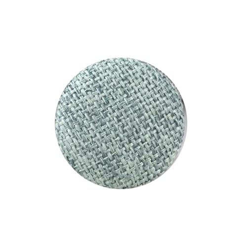 DUBTEDHOU Nähte Knöpfe, Flache Rücken Harzknöpfe, 30 Stück Metallknöpfe for Kleidung, Sofa, Kissen, Dekor, runder Schaft(Light Green,30mm) von DUBTEDHOU