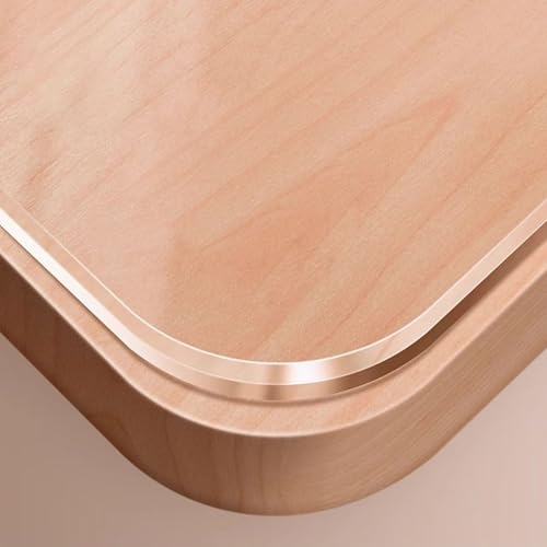 DUBTEDHOU PVC kann durchsichtige Plastik Tischdecke, Soft Film Table Protector with Rounded Corners,Waterproof & Heat Resistant,Wipeable Scratch-Resistant Table Mat(Thickness 1.6mm 40x60cm) von DUBTEDHOU