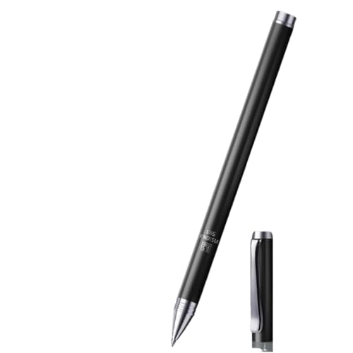 Metall-Kugelschreiber, Jotter-Kugelschreiber, Business-Kugelschreiber und 10 Ersatzminen, 0,5-mm-Tintenroller, Metallschaft, Gel-Tintenstifte, glattes Schreiben, Unterschriftenstift, neutraler Stift(B von DUBTEDHOU