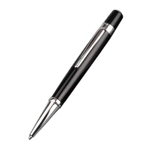 Metall-Kugelschreiber, Jotter-Kugelschreiber, Luxuriöser Metall-Kugelschreiber, 1,0 mm, Schwarz, Business-Tintenroller, fließend schreibend, for Schule und Bürobedarf, Gel-Tintenstifte(Black) von DUBTEDHOU