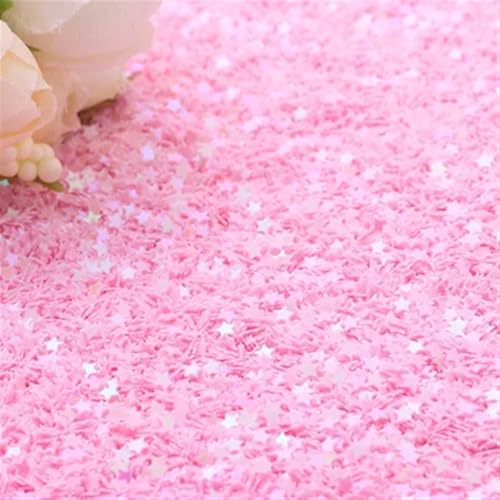 Pailletten zum Nähen,Lose Pailletten, 10000 Teile/los 10g 3mm Pailletten Fünfzackigen Stern Lose Pailletten s Geeignet for Nähen Handwerk DIY Scrapbooking(Ab pink) von DUBTEDHOU