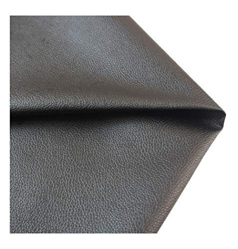 schwere künstliche Stoffe, Vinyl-Leder-Stoff, Polsterstoff, Polstermaterial, synthetisches Material, Polsterstoff, Materia-Schwarz(1.38x30cm) von DUBTEDHOU