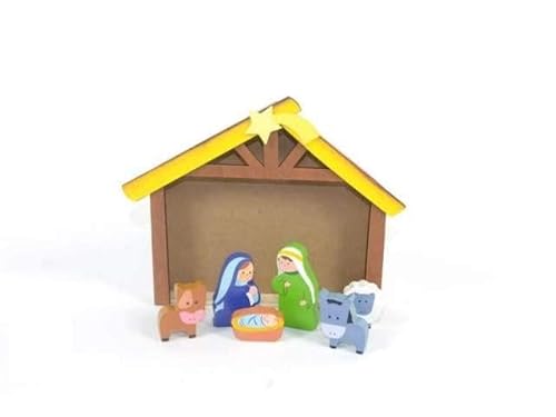 DUE ESSE CHRISTMAS SRL Holzfigur 18 cm BA000014, Siehe Foto, Taglia unica von DUE ESSE CHRISTMAS SRL