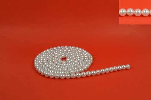 DUE ESSE CHRISTMAS SRL Perle Kette 18 mm x 2,7 m weiß $, Siehe Foto, Taglia Unica von DUE ESSE CHRISTMAS SRL