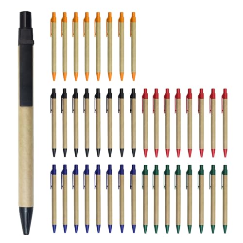 DUGEGAYL Kugelschreiber-Set,40Pcs Hochwertiger Stift, Umweltfreundlich und Langlebig, für Kinder, Studenten und Geschäftsleute von DUGEGAYL