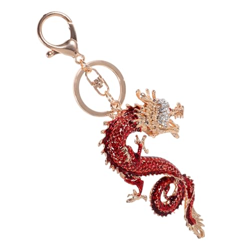 Metall-Schlüsselanhänger, Taschenanhänger, Schlüsselanhänger, chinesischer Drache-Schlüsselanhänger, Pool-Schlüsselanhänger, Charm-Anhänger, Neujahrs-Schlüsselanhänger, Sternzeichen, Milchtee-Schlüsse von DUJAE