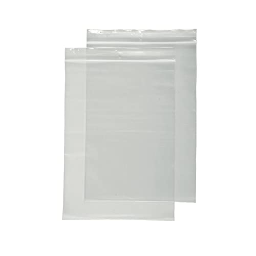 DULA - Druckverschlussbeutel - 160 x 230 mm (Format A5) - Transparent - 100 Stück - Wiederverschließbare Verpackungsbeutel von DULA