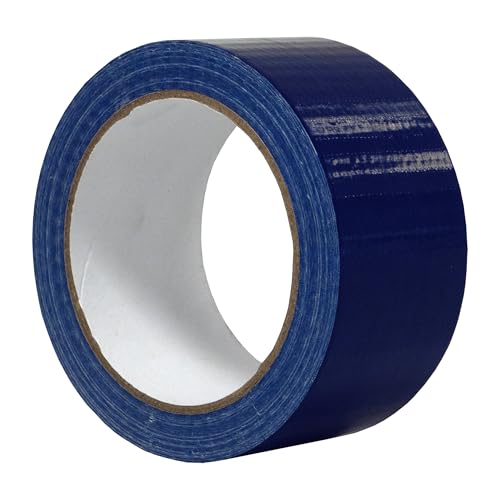 DULA Klebeband – Blau – 50 mm x 25 m – 1 Rolle Entenband – Reparaturband von DULA