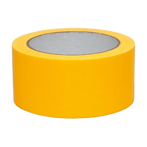 DULA Klebeband – Gelb – 50 mm x 25 m – 3 Rollen Entenband – Reparaturband von DULA