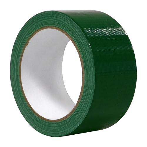 DULA Klebeband – Grün – 50 mm x 25 m – 1 Rolle Entenband – Reparaturband von DULA