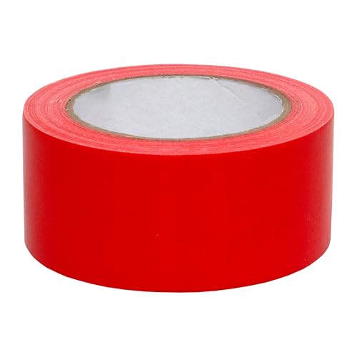 DULA Klebeband – Rot – 50 mm x 25 m – 24 Rollen Entenband – Reparaturband von DULA