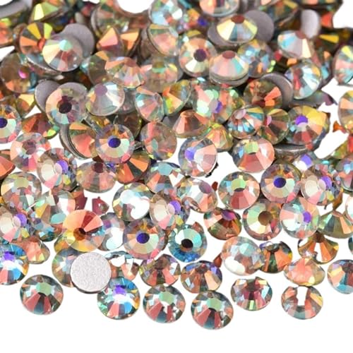 DUNSBY Hotfix Strasssteine Kristall Nicht Hotfix Strasssteine ​​Strass Nägel Diamant Kristalle for Vestidos Nail Charms Nail Art Kleid(Lucky Sunshine,SS10-1440pcs) von DUNSBY