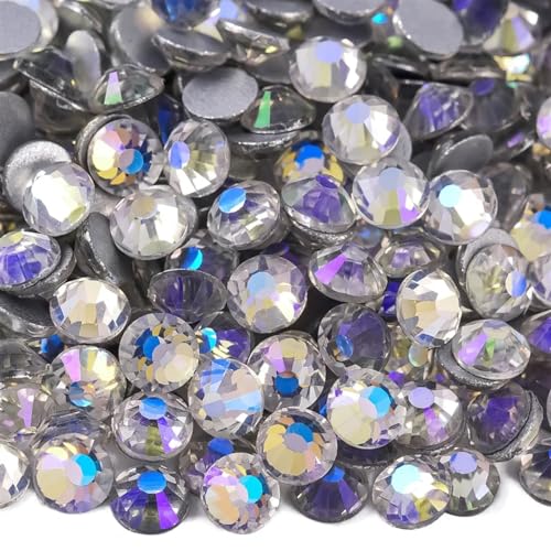 DUNSBY Hotfix Strasssteine Kristall Nicht Hotfix Strasssteine ​​Strass Nägel Diamant Kristalle for Vestidos Nail Charms Nail Art Kleid(Moonlight,SS3-1440pcs) von DUNSBY