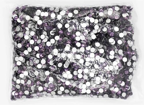 DUNSBY Hotfix Strasssteine SS3-SS20 Flatback Crystal AB Non Hotfix Strasssteine ​​AB Strass for Nail Art Dekorationen(Tanzanite,Ss20 14400pcs) von DUNSBY