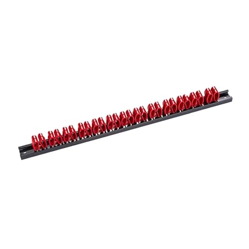 DUNSBY Lochwand Haken 4 stücke Schraubendreher Organizer Werkzeug Halter Wand Organizer Wand Halterung for Umge Schlüssel Zange Schraubendreher Organisation Display Rack(Red) von DUNSBY