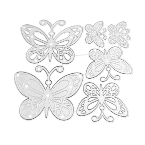 Kartenherstellungswerkzeuge, Stanzformen, Schmetterling, Metall-Stanzformen für Prägung, Scrapbooking, Kartenherstellung, Alben, Basteln, 11,6 x 10 cm von DUOLAIYUNSO