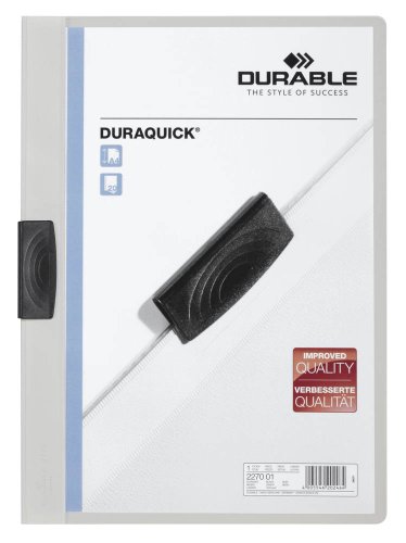 DURABLE Klemm-Mappen Duraquick / weiß / 10 Stück von DURABLE