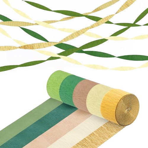 Krepppapier Grün 5 Rollen Krepppapier Rollen in 5 Farben Krepppapier Luftschlangen Krepppapier für Partydeko Geburtstagsdeko Hochzeitsdekoration Krepppapier Grün 5 Rollen Krepppapier Rollen in 5 Farben Krepppapier Luftschlangen Krepppapier für Partydeko Geburtstagsdeko Hochzeitsdekoration von DUTIFUL