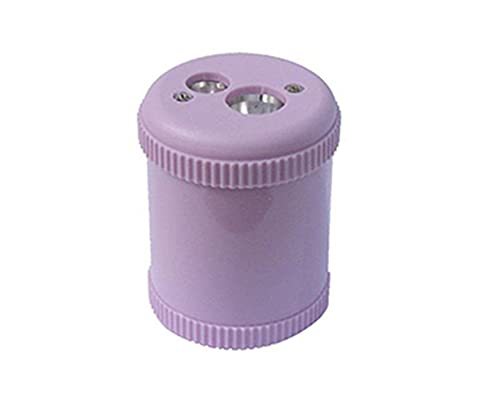 Enten Bleistiftspitzer, Pastellfarben, 2 Bleistifte, Größe 7,5 mm + 10 mm, Violett von DUX