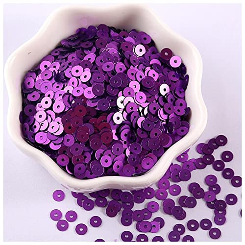 Konfetti 4000 stücke 2mm 3mm 4mm matte pailletten flache runde lose pailletten konfetti glitter flocken for kleidungsstück DIY. Hochzeitskunsthandwerk liefert Oblique unique konfetti (Color : 04 Matt von DUnLap