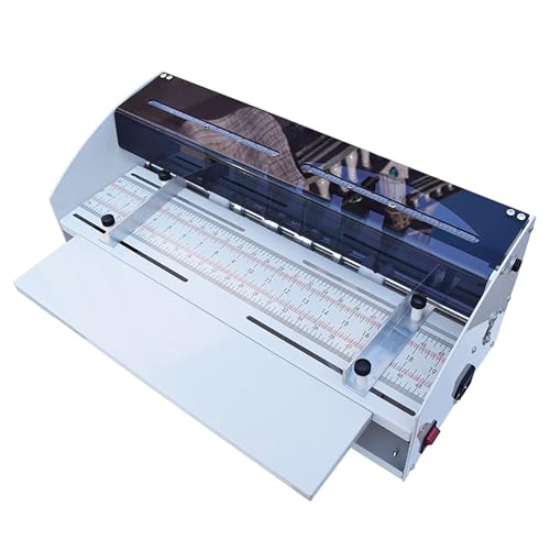 Elektrische 3-in-1-Rillmaschine, 18-Zoll-460-mm-verstellbare Papier-Rillmaschine for Karteneinladungen von DWSSX