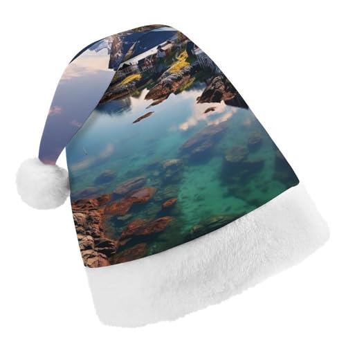 DWTJKMS Weihnachtsmütze, Weihnachtsfeier, Geschenk, Hüte, Weihnachten, Urlaub, Uni, Norwegen, Inseln, Weihnachtsmütze, Partyhut von DWTJKMS