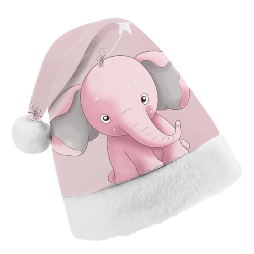 DWTJKMS Weihnachtsmütze, Weihnachtsmannmütze, Geschenk, Hüte, Weihnachten, Urlaub, Uni, Elefant, Weihnachtsmütze, Partyhut von DWTJKMS