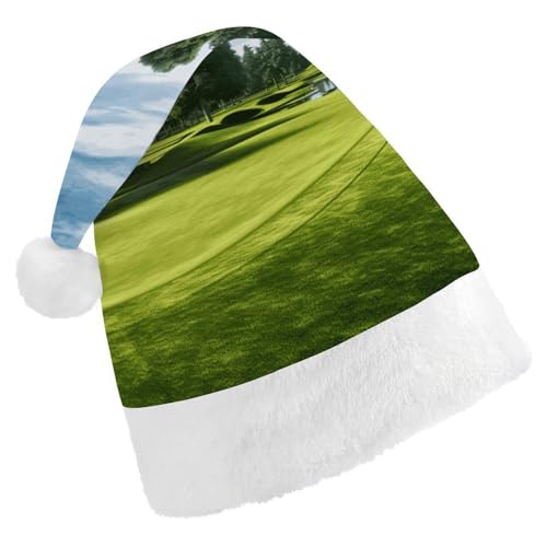 DWTJKMS Weihnachtsmütze für Golfplatz, Rasen, klassische Weihnachtsmütze, dicke Weihnachtsmütze, lustige Urlaubskappe für Erwachsene, Uni von DWTJKMS