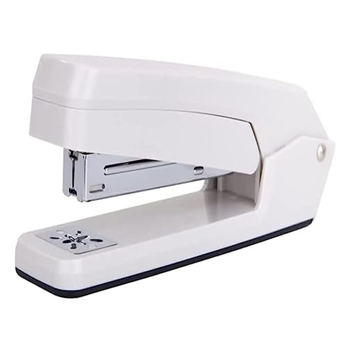 heftgerät klein Desktop-Hefter, tragbar, langlebig, Schreibtisch-Hefter, 20 Blatt Kapazität, Desktop-Hefter for Büro, Zuhause, Binden, tragbar klammermaschine(White) von DWZXL