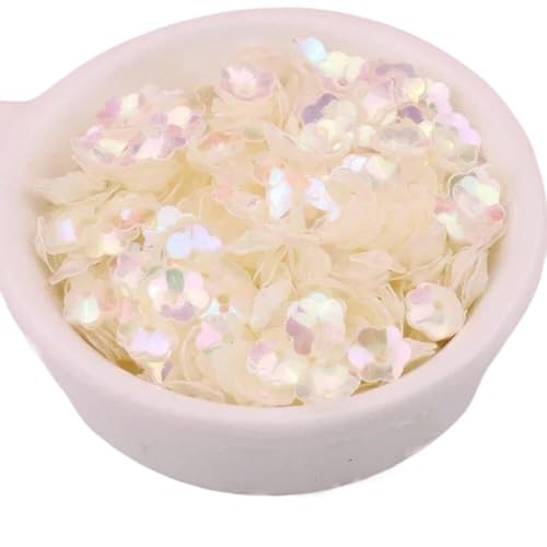 Große Pailletten, Pailletten, 10 gr/paket 6mm 8mm Konkave Pflaume Blume Pailletten Dekoration Handwerk Pailletten DIY Ornament Nähen Lentejuelas Zubehör(No. 14,6mm 550pcs) von DXZXDJIU