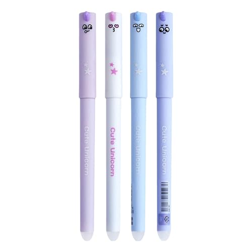 Radierbarer Stift mit Cartoon-Tiermotiv, Neutralstift, 0,5 m, Cartoon-Motiv, hitzebeständig, leicht löschbar, bei hohen Temperaturen verlöschbarer Stift (1,5 ml) Fliegende Schlüssel (One Size) von DYKeWei