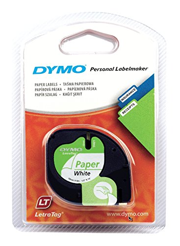 DESPEC (Dymo) LT-BAND, PAPIER Blk. Weiß 12mmx4m von DYMO