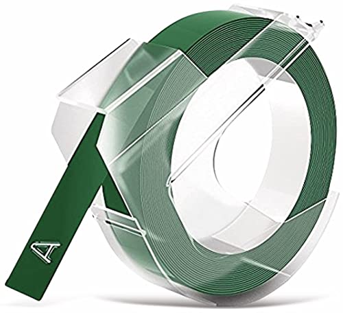 DYMO 3D-Tape / 9 mm x 3 m/White Text Green Tape, S0898160 (Green Tape) von DYMO