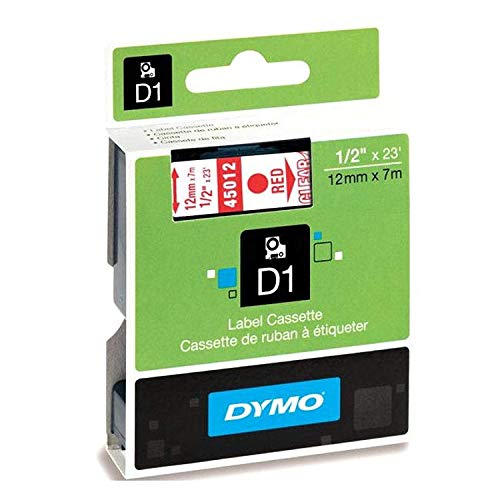 Original Dymo 45012 / S0720520, Premium Beschriftungsband, Farblos von DYMO