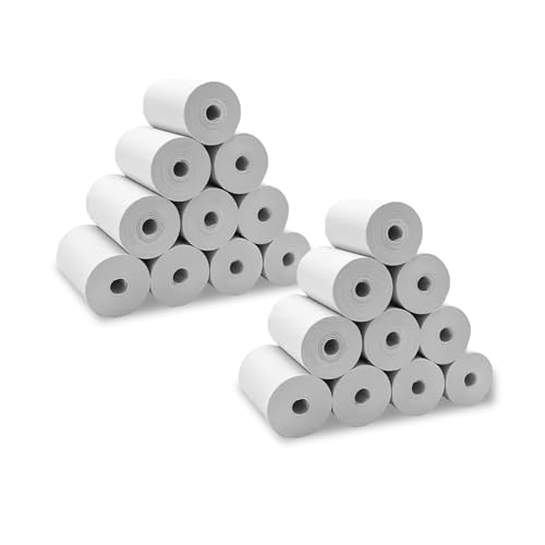 20 Rollen Thermorollen 57 x 40mm x 12m Thermopapier Bonrollen Ersatz-Papierrollen für Restaurants, Einkaufszentren, Kaffeematten von DYOUen