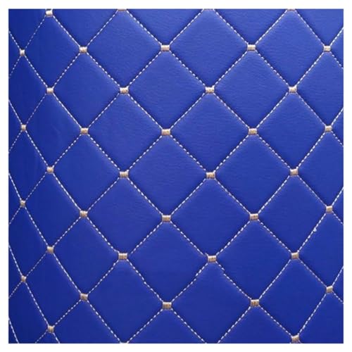 Kunstleder Lederkonzept Kunstleder Polsterstoff Gesteppt Kaschiert Meterware Möbelstoff Dekostoff,Schwarz (Size : 1.4×1m/4.59x3.28ft)(Blue,1.4X1m) von DYYEUAVT