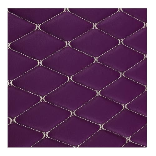 Kunstleder PVC Gesteppt Kaschiert Leder Kunstleder Polsterstoff Gesteppt Kaschiert Meterware Dekostoff Für Schrank Ledertasche Autositz Sofa Möbel Repara(Purple,1.6X10m) von DYYEUAVT