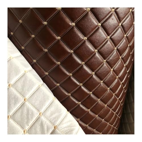 Kunstleder Wasserdicht Polsterstoff Lederimitat Weich Kunstleder Meterware Breit Polsterstoff ，für Sofas, Handtaschen, Jacken, Möbel, Autositze, Schwarz (1.6x1m/5.24x3.28 Ft)(Brown,1.6X1m) von DYYEUAVT