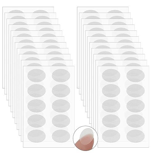 500 Stück Ohrläppchen Stützflicken, DaKuan Ohrring Ohrflicken, Ohrringheber und Ohrring-Verschlüsse für Stützpolster Ohrring Lift Patches für langes Tragen von Ohrringen von DaKuan