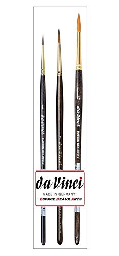 Da Vinci Série 1526Y Harbin-Kolinsky Künstlerpinselset-Pinsel 1,2,6. Made in Germany Da Vinci Série 1526Y Harbin-Kolinsky Künstlerpinselset-Pinsel 1,2,6. Made in Germany von DaVinci