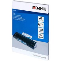 100 DAHLE Laminierfolien glänzend für A3 125 micron von Dahle