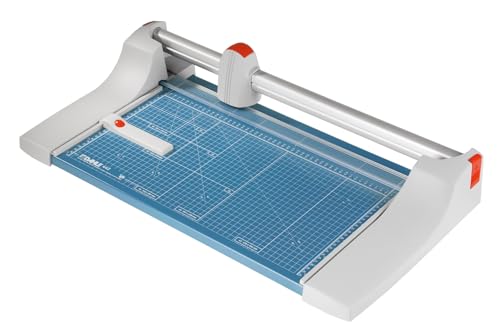 Dahle 442 Papierschneider (bis DIN A3, 35 Blatt Schneidleistung) 510 mm, blau von Dahle