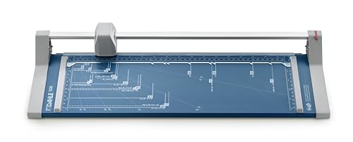 Dahle 508 Papierschneider (6 Blatt Schneidleistung, bis DIN A3) blau von Dahle